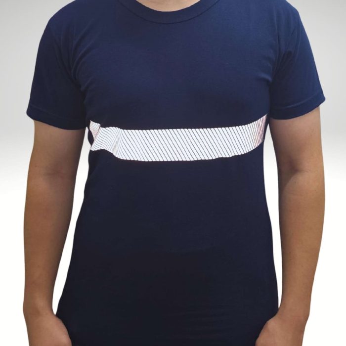 T-shirt O Yaka Geniş Reflektörlü