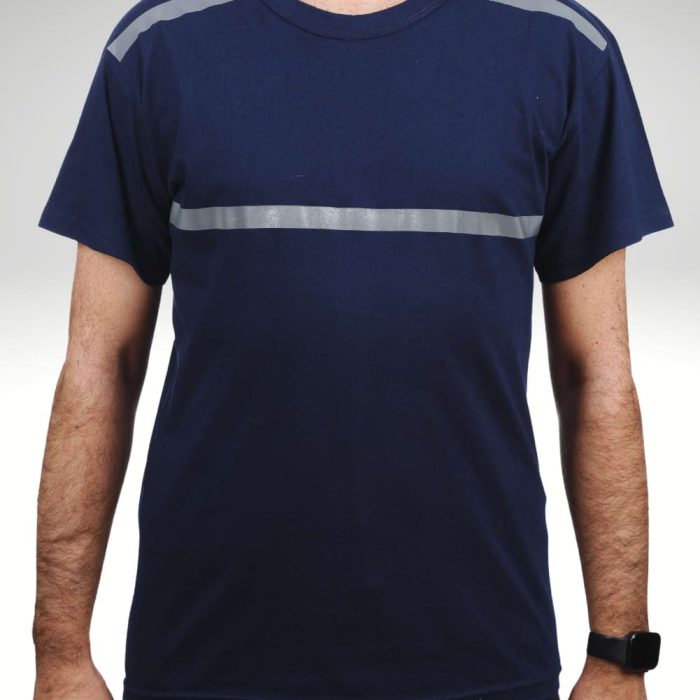 T-shirt O Yaka İnce Reflektörlü